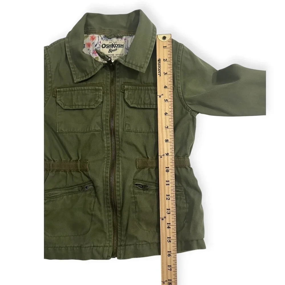 OshKosh B'gosh Utility Jacket Olive Green 6 Kids